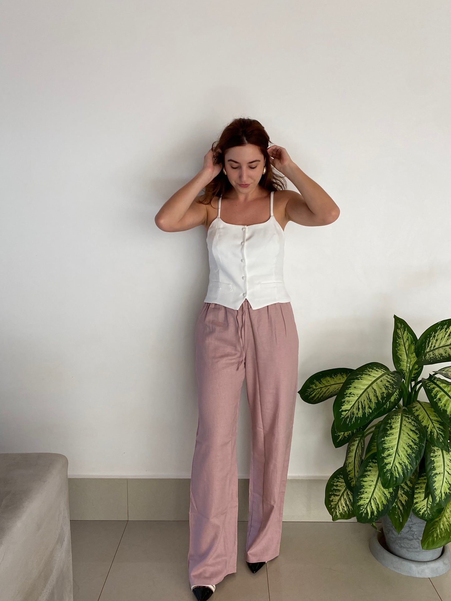 Calça linho