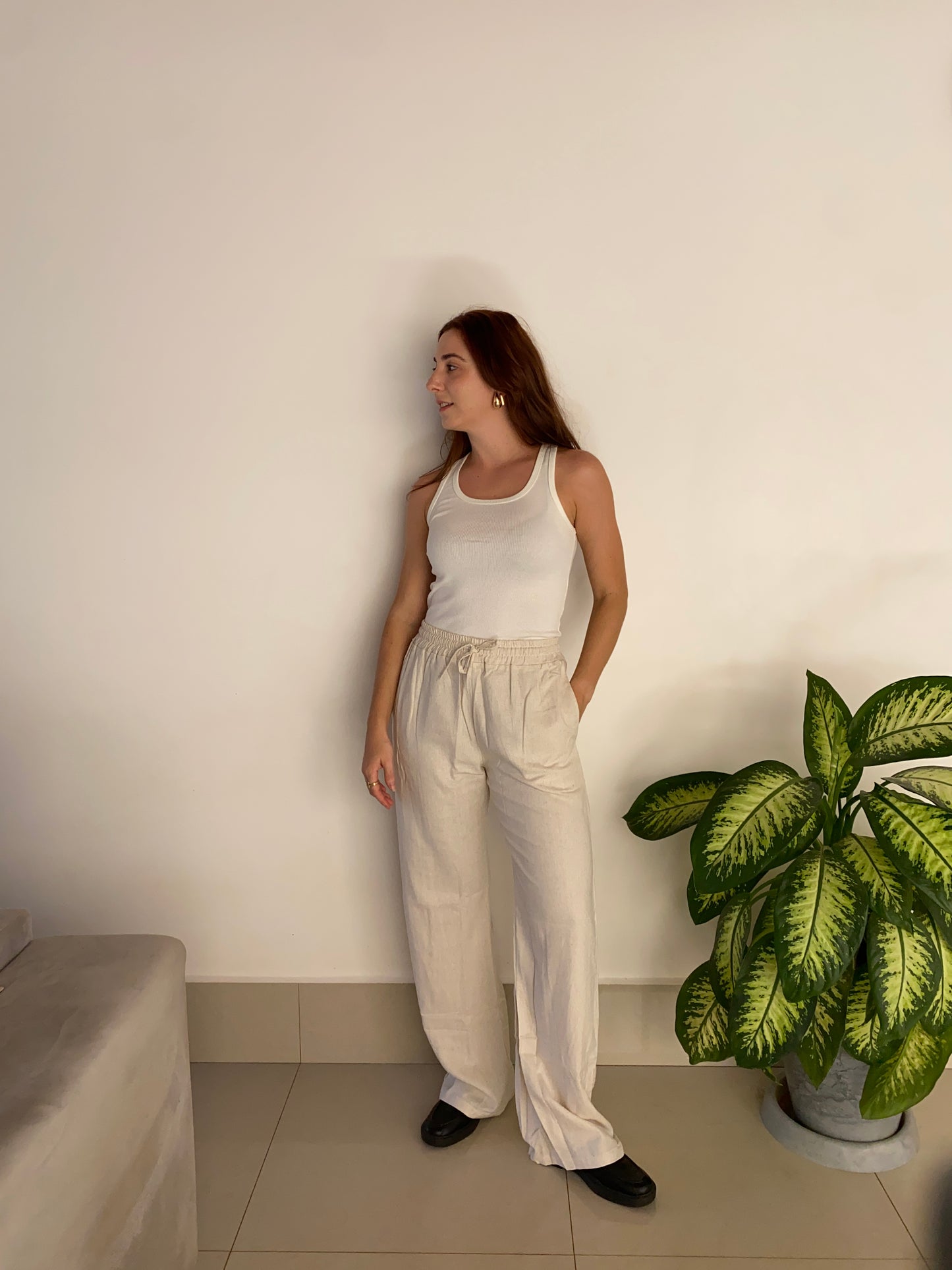 Calça linho