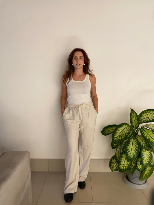 Calça linho